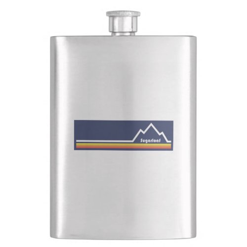 Sugarloaf Mountain Maine Flask