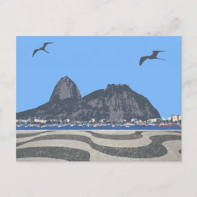 Sugarloaf Mountain, Rio Postcard (Front)