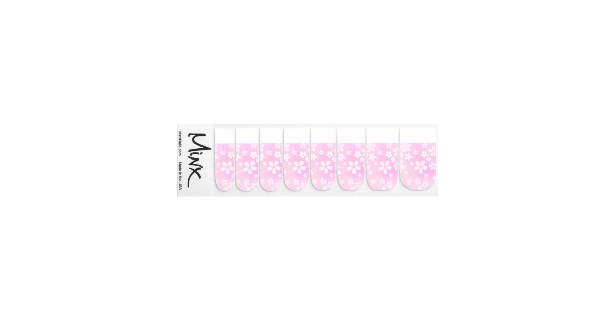 sugarparade Sakura Bloom Minx Nail Art Stickers | Zazzle