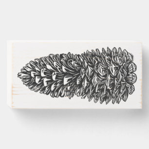 SugarPine Pine Cone Wooden Art Box