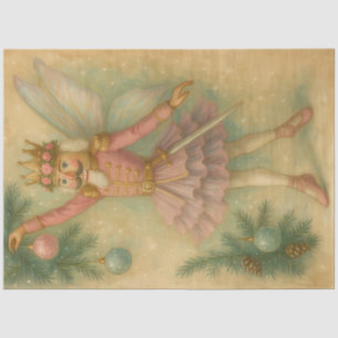 Sugarplum Fairy Nutcracker • Pink Christmas Tissue Paper