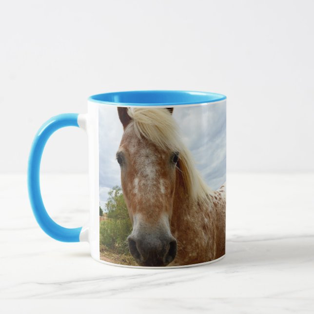 "Sugar's Stride: The Appaloosa's Grace" Mug (Left)