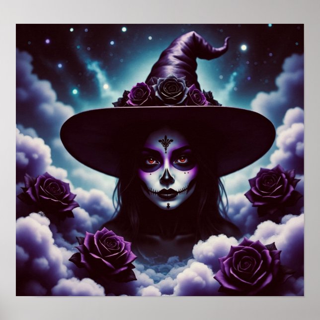 SugarSkullWitch Poster (Front)