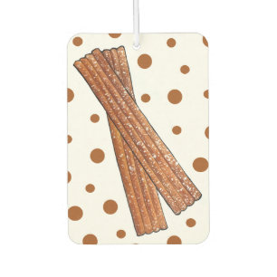 Sugary Churro Fried Dough Pastry Spanish Food Air Freshener