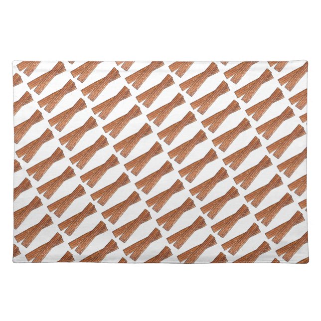 Sugary Churro Fried Dough Pastry Spanish Food Cloth Placemat (Front)