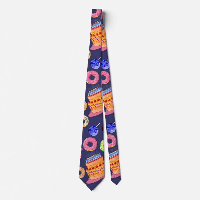 Sugary Delights  Pattern Neck Tie (Front)