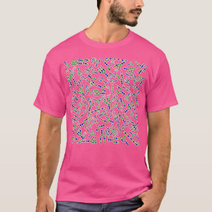 Sugary Glycan Swirl Ecru Background 1 T-Shirt