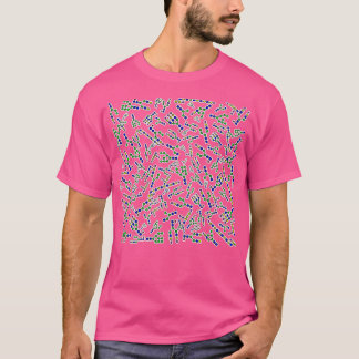 Sugary Glycan Swirl Ecru Background 1 T-Shirt
