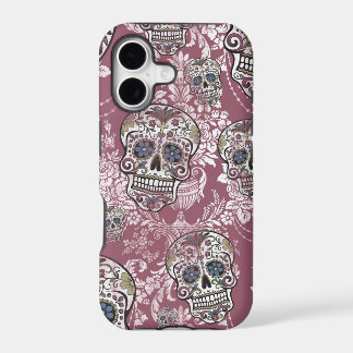Sugary Sweet Mellow Sugar Skull. iPhone 17 Case