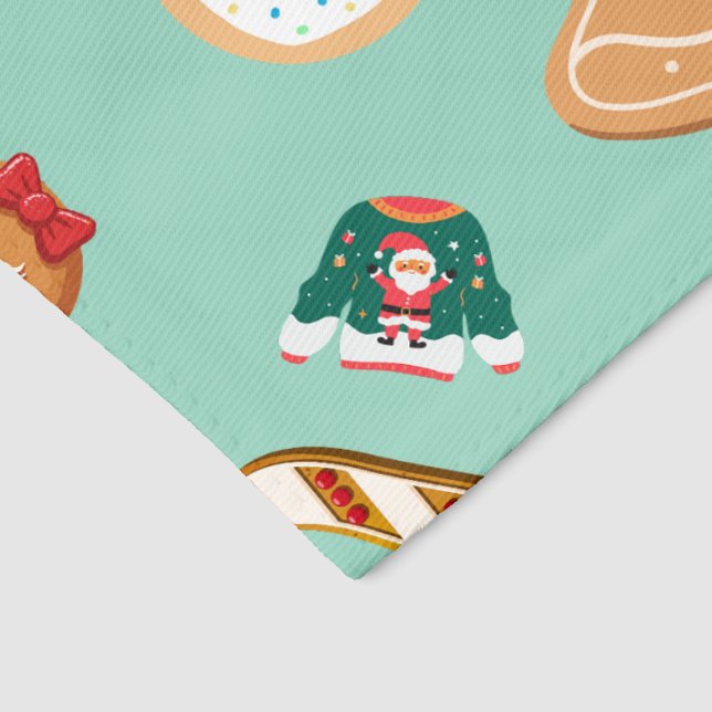 Suger Cookie Pattern Pet Bandana Collar (Corner)