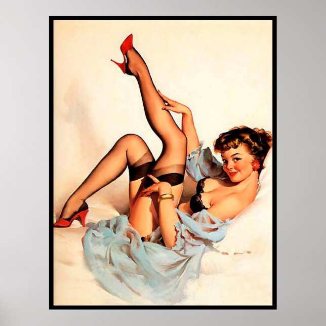 Suggestive sexy pin up poster (Front)