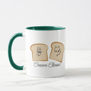 Suggestive Toast Couple Mug, Funny Cream Cheese  Mug