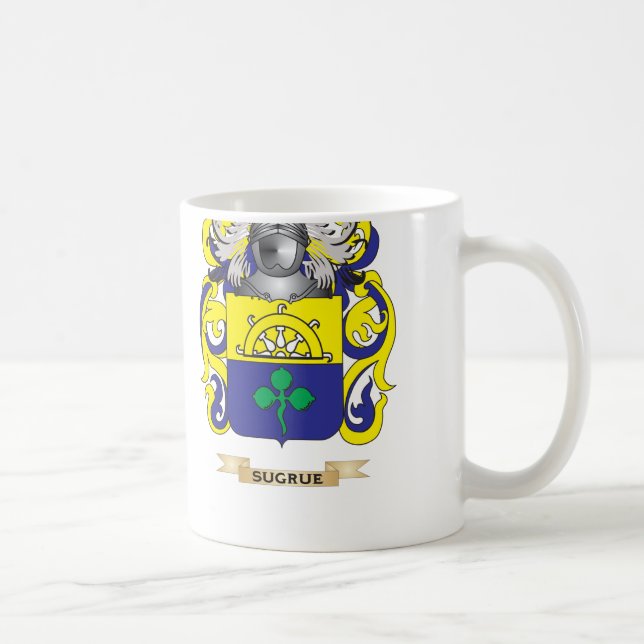 Sugrue Coat of Arms (Family Crest) Coffee Mug (Right)