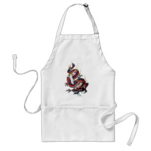 Sui Riu Japanese Dragon Katana Adult Apron