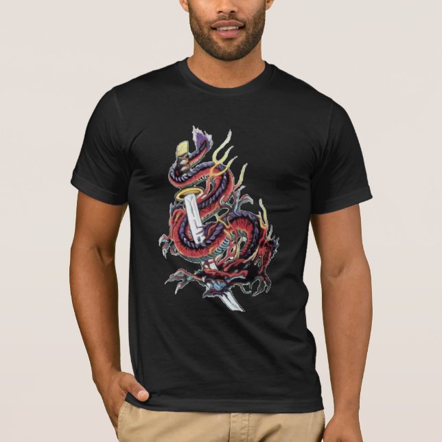 Sui Riu Japanese Dragon Tshirt (Front)