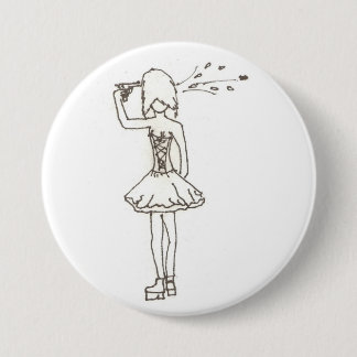 Suicidal Girl Button