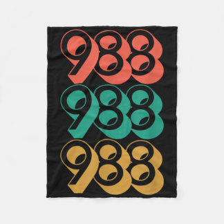 Suicide Awareness - 988 Shirt - Suicide Prevention Fleece Blanket