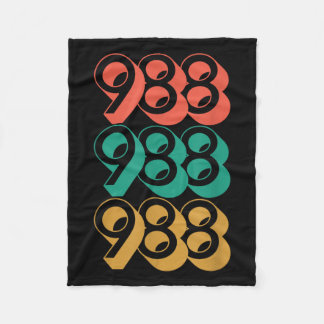 Suicide Awareness - 988 Shirt - Suicide Prevention Fleece Blanket