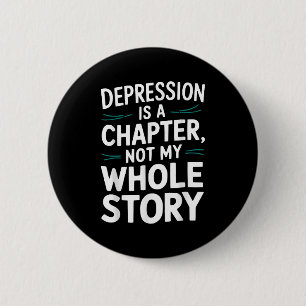 Suicide Awareness Depression Anxiety Mental Health Button