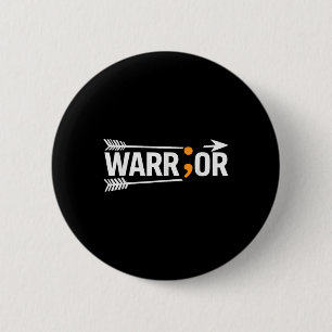 Suicide Awareness Depression Anxiety Mental Health Button