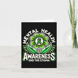 Suicide Awareness Depression Anxiety Mental Health Card