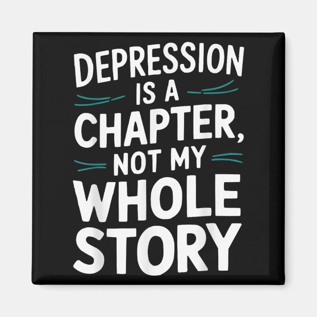 Suicide Awareness Depression Anxiety Mental Health Magnet (Front)