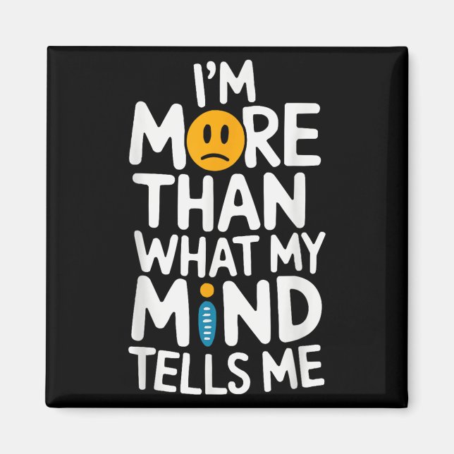 Suicide Awareness Depression Anxiety Mental Health Magnet (Front)