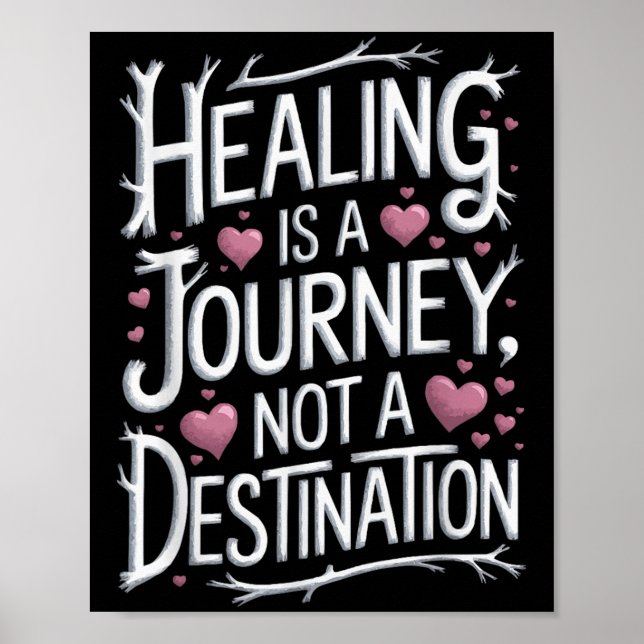 Suicide Awareness Depression Anxiety Mental Health Poster (Front)