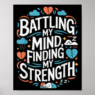 Suicide Awareness Depression Anxiety Mental Health Poster