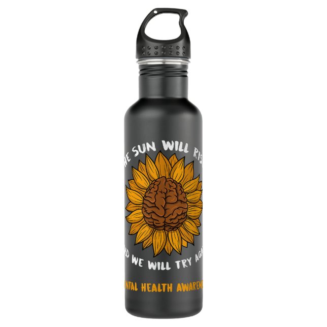 Suicide Awareness Gifts Prevention Mental Health S Stainless Steel Water Bottle (Front)