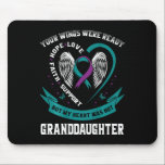 Suicide Awareness In Memory Of My Granddaughter Ba Mouse Pad<br><div class="desc">Suicide Awareness In Memory Of My Granddaughter Back Graphic</div>