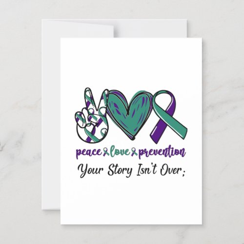 Suicide Awareness Magnetic Invitation