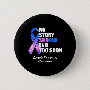 Suicide Awareness Mental Health Awareness _ Mens & Button