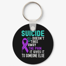 Suicide Awareness Mental Health Suicide Prevention Keychain