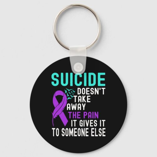 Suicide Awareness Mental Health Suicide Prevention Keychain