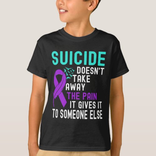 Suicide Awareness Mental Health Suicide Prevention T_Shirt