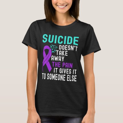 Suicide Awareness Mental Health Suicide Prevention T_Shirt