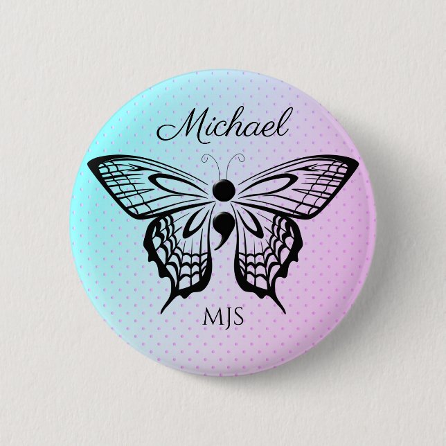 Suicide awareness name button (Front)