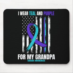 Suicide Awareness Prevention Grandpa Women Men Ame Mouse Pad