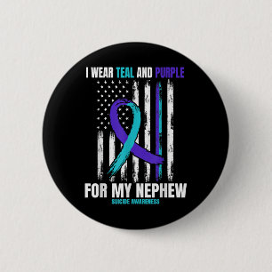 Suicide Awareness Prevention Women Men Nephew Amer Button