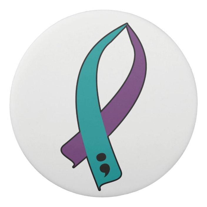 Suicide Awareness Ribbon Eraser | Zazzle.com