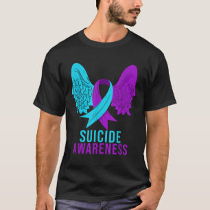 Suicide Awareness Ribbon Mental Health Depression T-Shirt