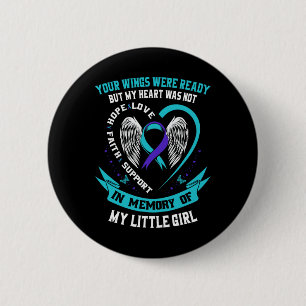 Suicide Awareness Shirt Daughter Little Girl Preve Button
