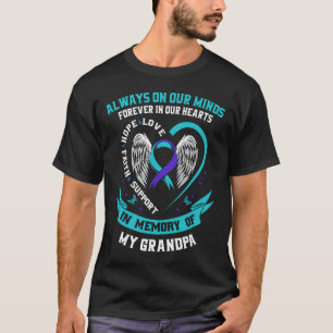 Suicide Awareness Shirt Grandpa Mens Women Prevent