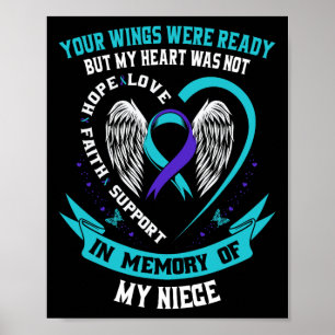 Suicide Awareness Shirt Niece Aunt Uncle Preventio Poster