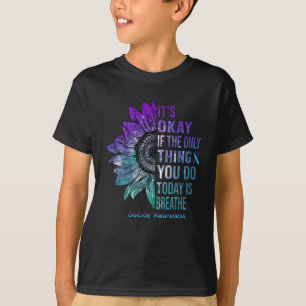 Suicide Awareness Shirt Sunflower Gift For Him her