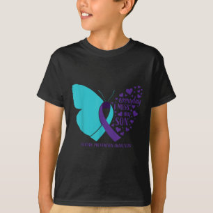 Suicide Awareness Son Gifts Loving Memory Suicide T-Shirt
