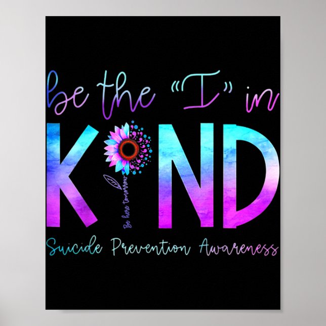 Suicide Awareness Suicide Prevention Suicide Warri Poster (Front)