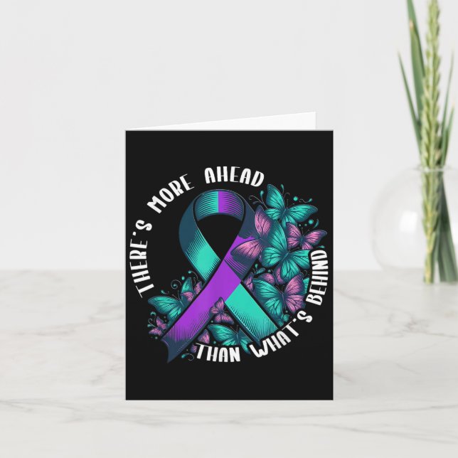 Suicide Awareness Suicide Prevention Suprt Survivo Card (Front)