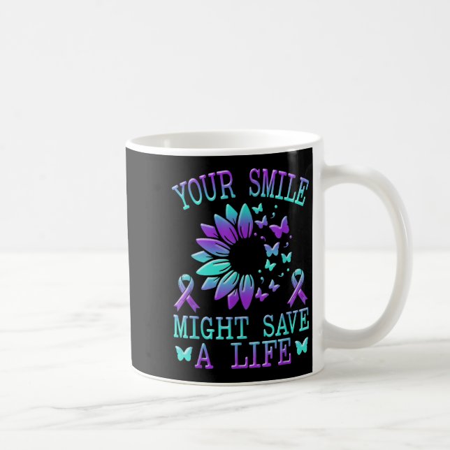Suicide Awareness Suicide Prevention Suprt Survivo Coffee Mug (Right)